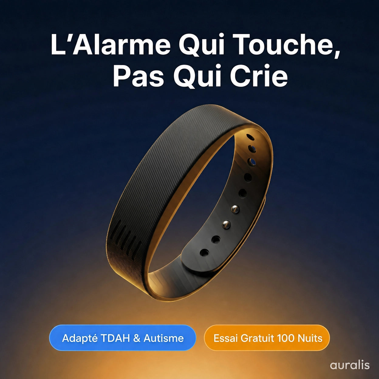 Auralis bracelet réveil silencieux — visuel 11