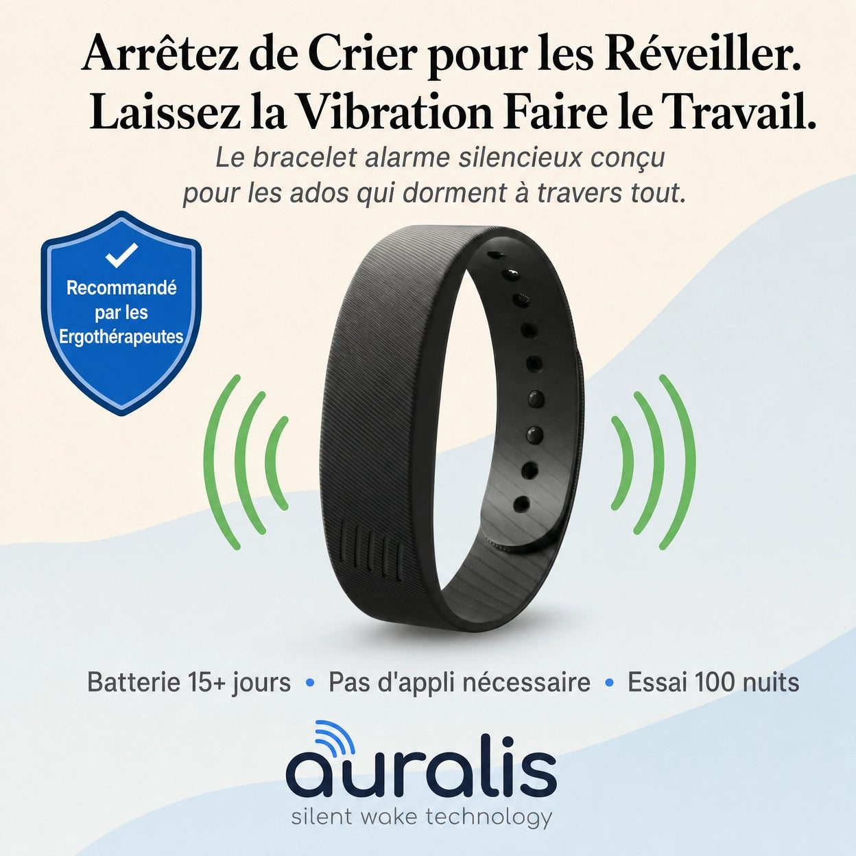 Auralis bracelet réveil silencieux — visuel 13