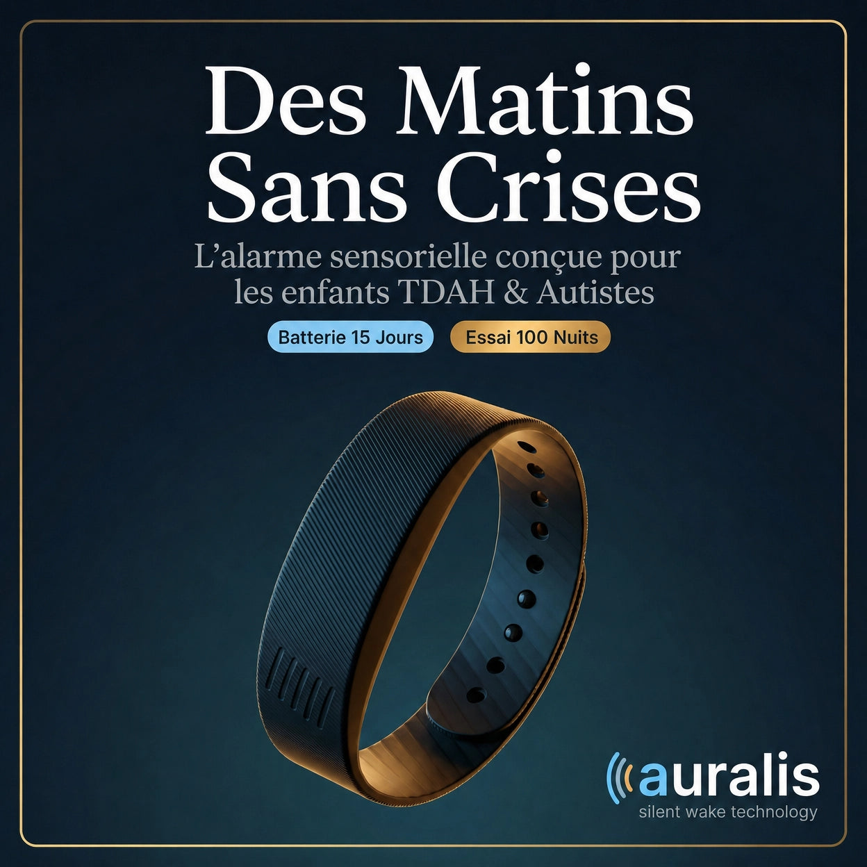 Auralis bracelet réveil silencieux — visuel 4